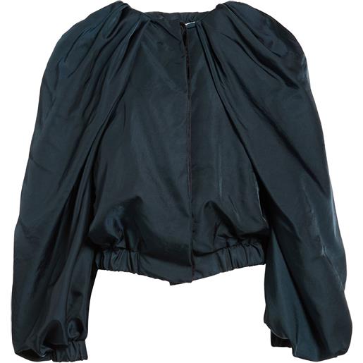 DRIES VAN NOTEN - giubbotto - verde petrolio