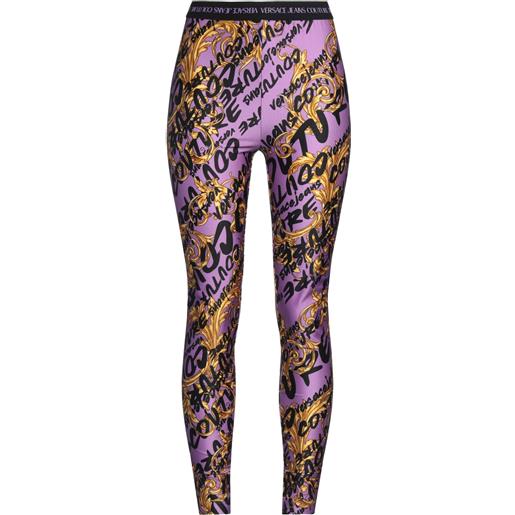 VERSACE JEANS COUTURE - leggings - viola