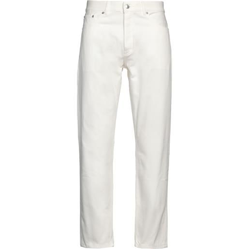 MAISON KITSUNÉ - jeans skinny - bianco