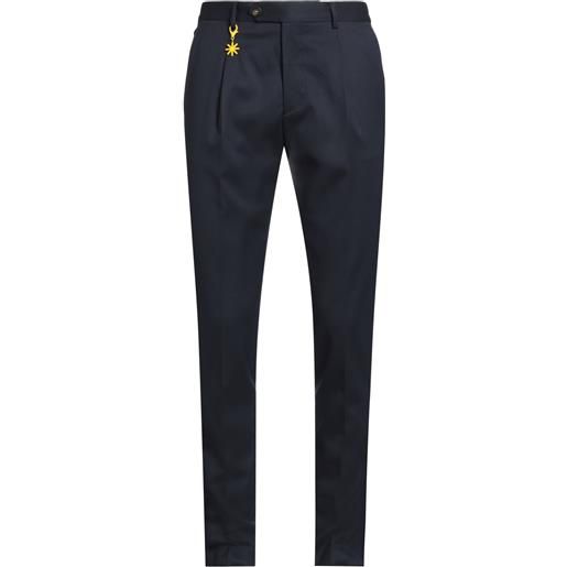 MANUEL RITZ - pantalone - blu navy