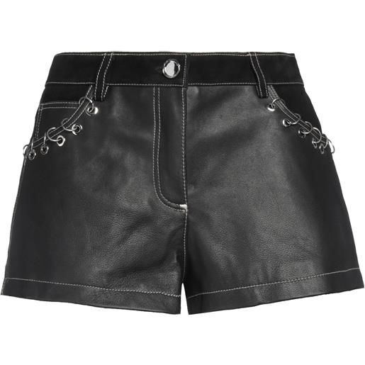 PINKO - pantalone pelle - nero