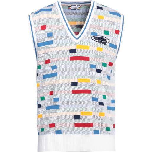 MISSONI - maglia gilet - azzurro