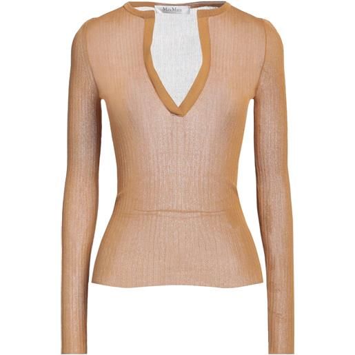MAX MARA - pullover - senape