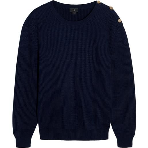 DUNHILL - pullover - blu notte