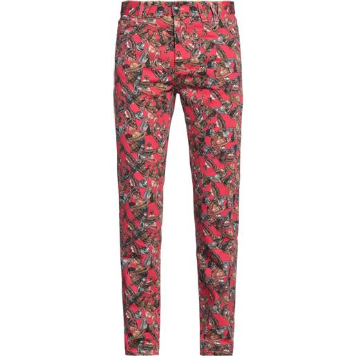 VIVIENNE WESTWOOD - jeans straight - rosso