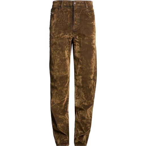 DIESEL - pantaloni jeans - marrone