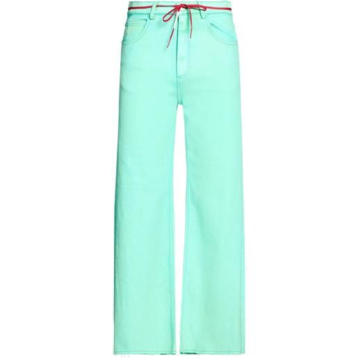 MARNI - jeans straight - verde