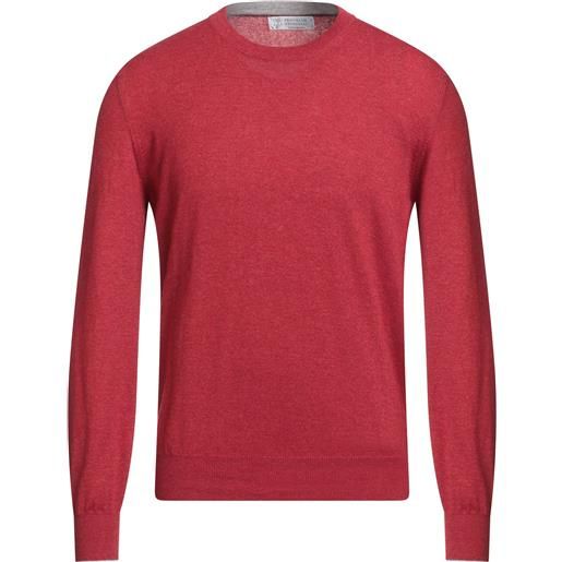 BRUNELLO CUCINELLI - maglia in cachemire - rosso