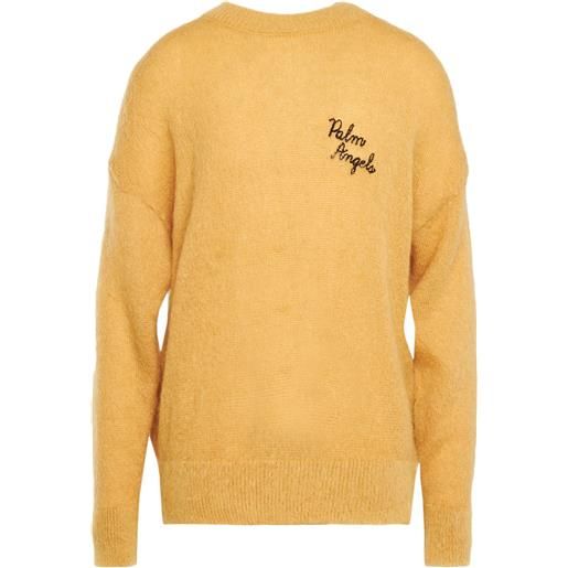 PALM ANGELS - pullover - senape