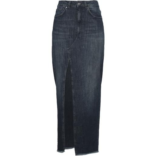 DONDUP - gonna jeans - blu