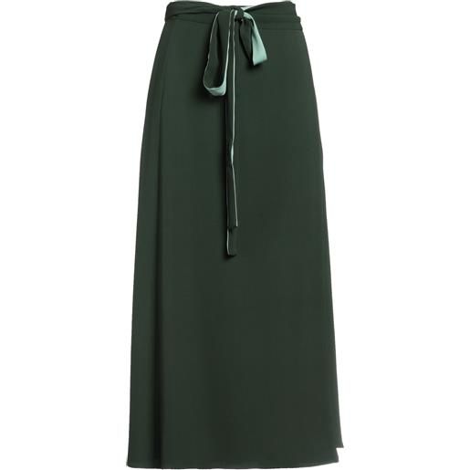 VALENTINO GARAVANI - gonna midi - verde scuro