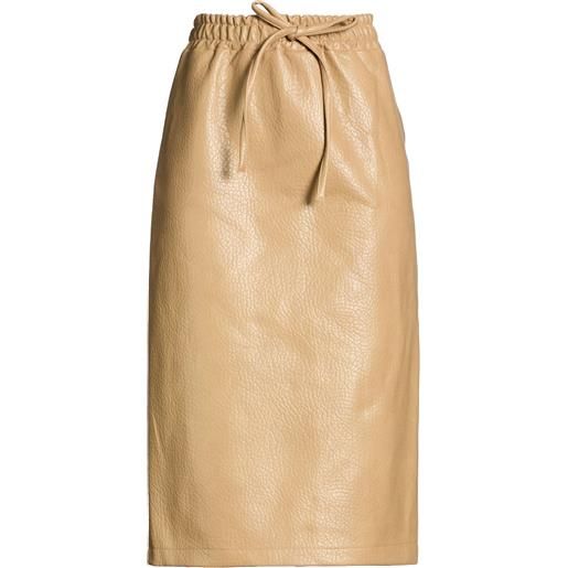 TENSIONE IN - gonna midi - beige