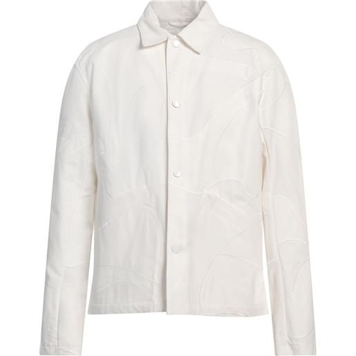 EMPORIO ARMANI - giubbotto jeans - bianco