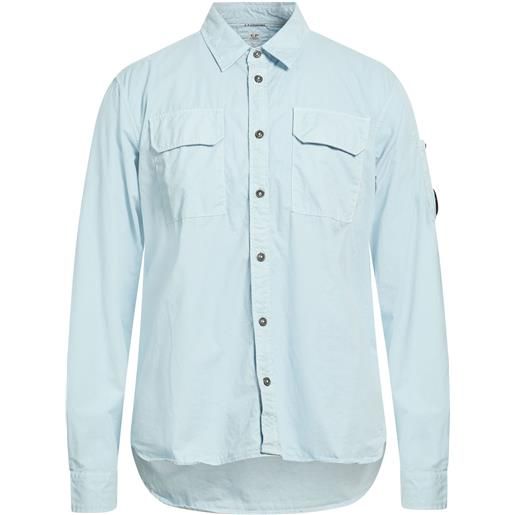 C.P. COMPANY - camicia tinta unita - celeste