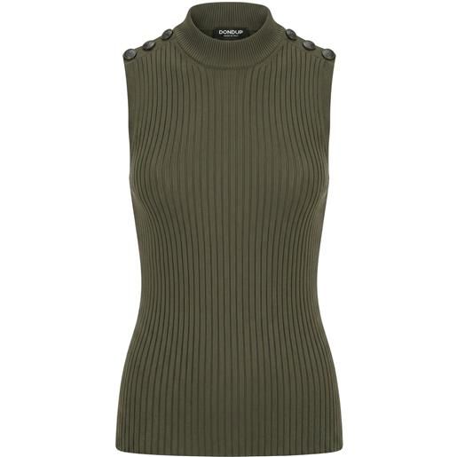 DONDUP - top - verde militare