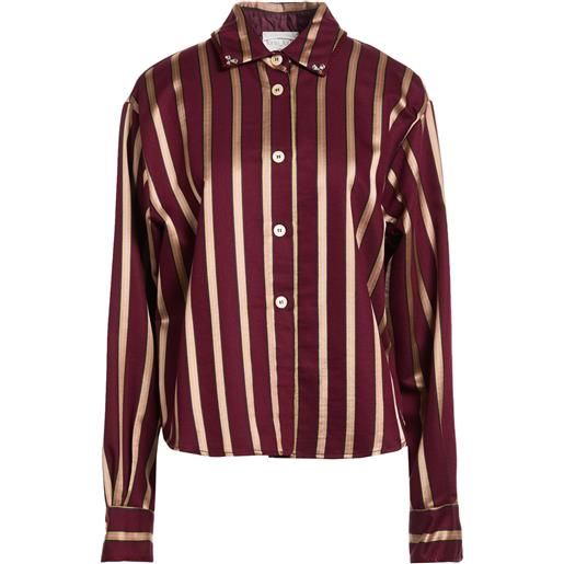 FORTE_FORTE - camicie e bluse fantasia - bordeaux