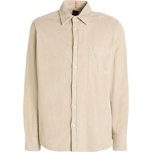 BOSS - camicia regular fit - beige
