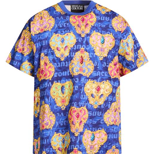 VERSACE JEANS COUTURE - t-shirt - blu