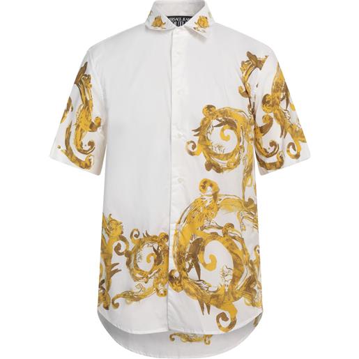 VERSACE JEANS COUTURE - camicia fantasia - bianco