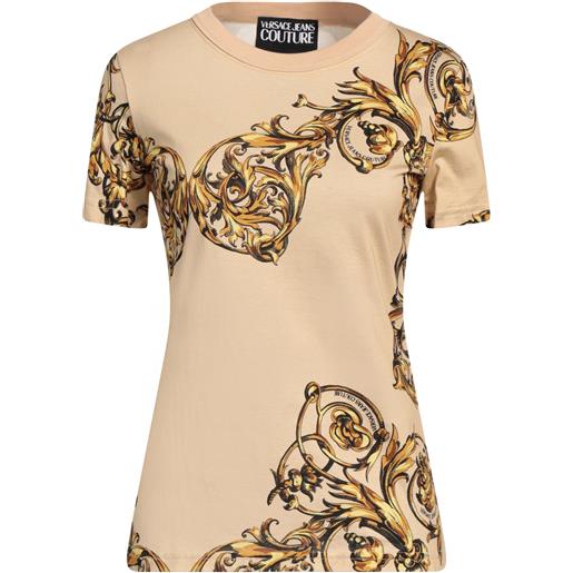 VERSACE JEANS COUTURE - t-shirt - sabbia