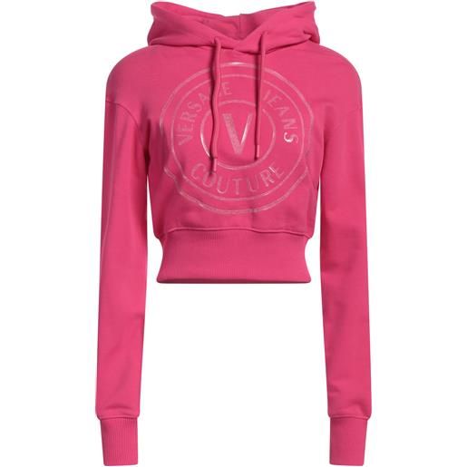 VERSACE JEANS COUTURE - felpa - fucsia
