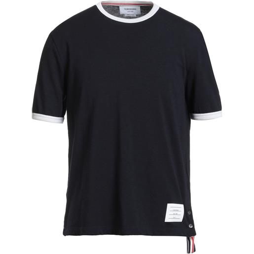 THOM BROWNE - basic t-shirt - blu notte