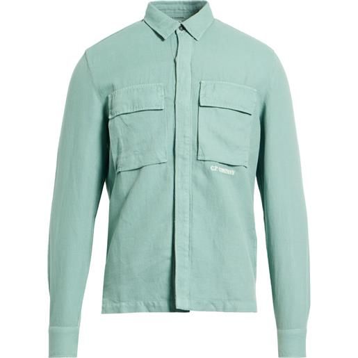 C.P. COMPANY - camicia regular fit - verde chiaro