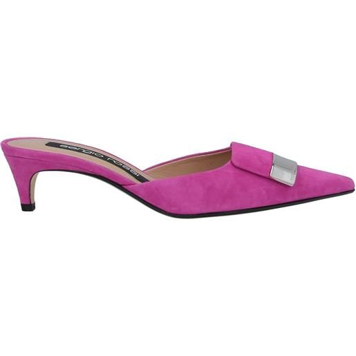 SERGIO ROSSI - mule e zoccoli - fucsia