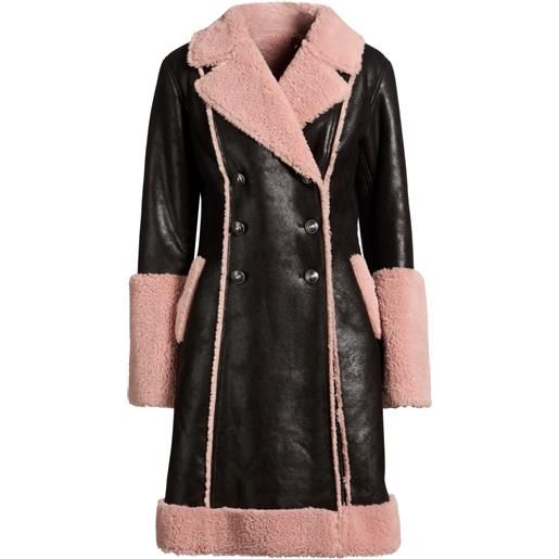 VERSACE JEANS COUTURE - shearling e teddy - nero