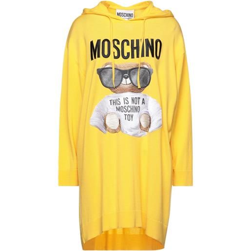 MOSCHINO - vestito corto - giallo