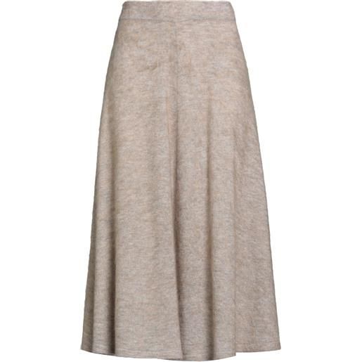 BRUNELLO CUCINELLI - gonna midi - sabbia