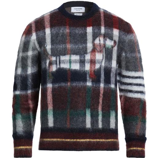 THOM BROWNE - pullover - blu navy