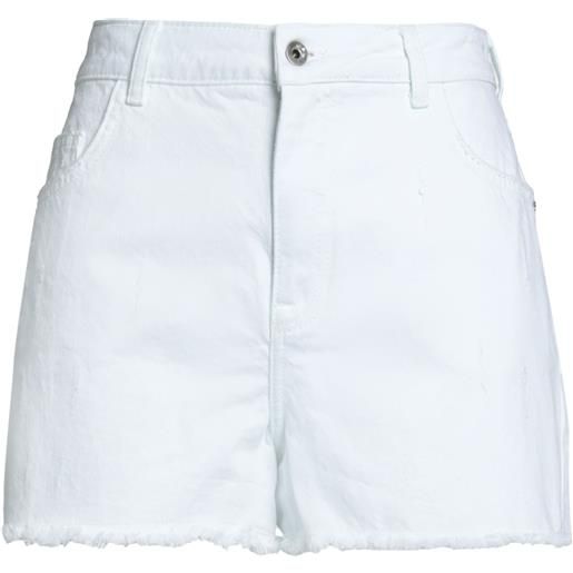 PATRIZIA PEPE - shorts jeans - off white