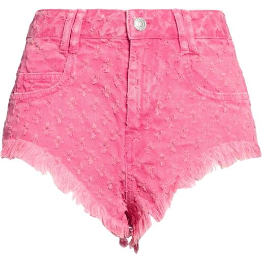 ISABEL MARANT - shorts jeans - fucsia