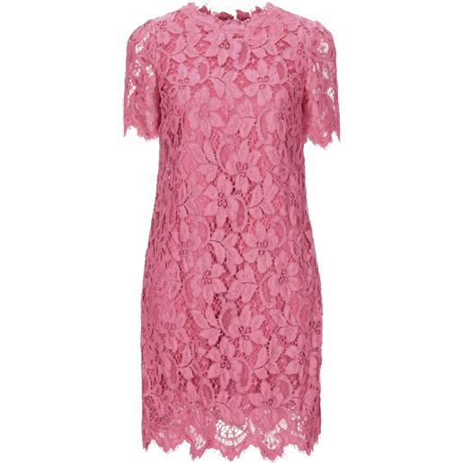 DOLCE&GABBANA - vestito corto - fucsia