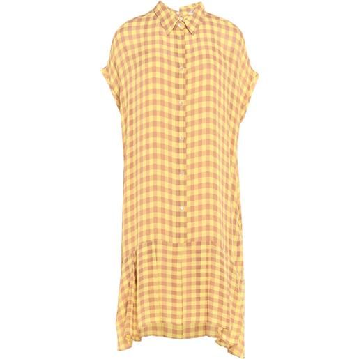 GOLD CASE - vestito chemisier - giallo
