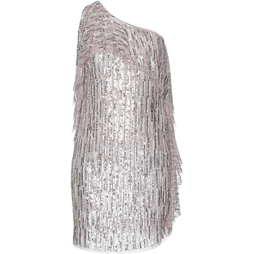 ELISABETTA FRANCHI - vestito corto - malva