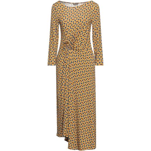 MALÌPARMI - vestito midi - giallo ocra