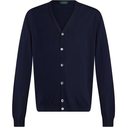 ZANONE - cardigan - blu navy