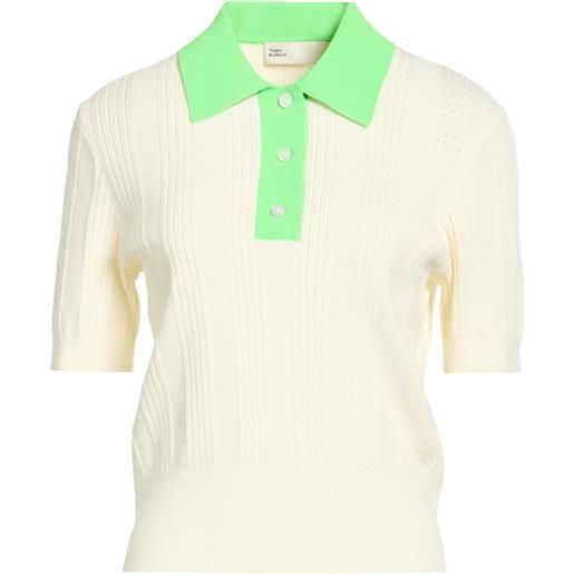 TORY BURCH - polo - avorio