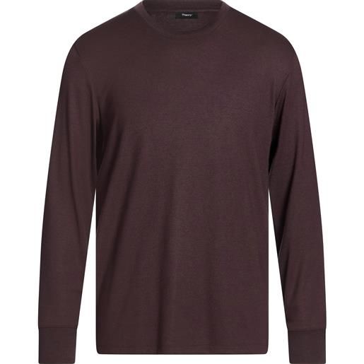 THEORY - basic t-shirt - cioccolato