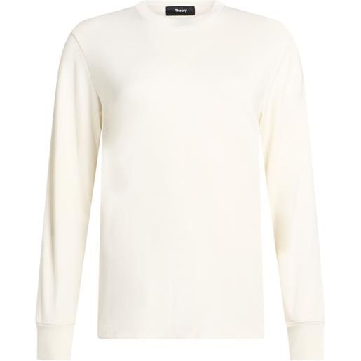 THEORY - basic t-shirt - avorio
