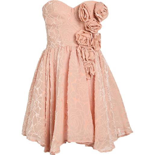 ELISABETTA FRANCHI - vestito corto - cipria