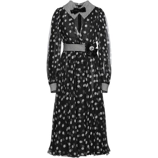 DOLCE&GABBANA - vestito chemisier - nero