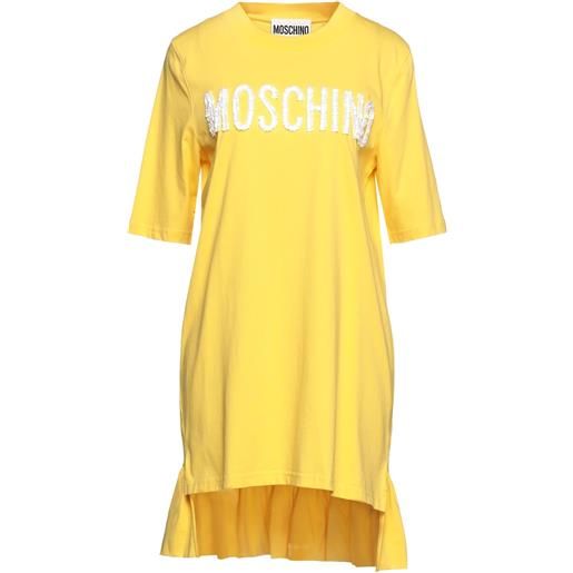 MOSCHINO - vestito corto - giallo