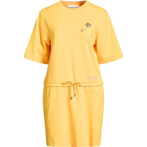 MOSCHINO - vestito corto - giallo