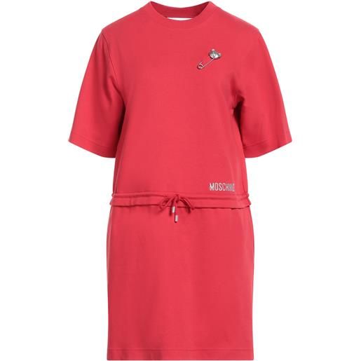 MOSCHINO - vestito corto - rosso