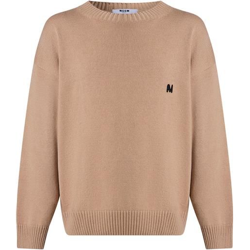 MSGM - pullover - cammello