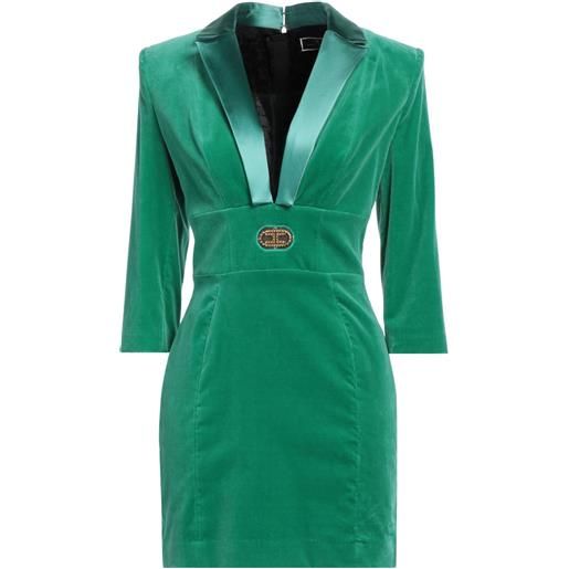 ELISABETTA FRANCHI - tubino - verde smeraldo