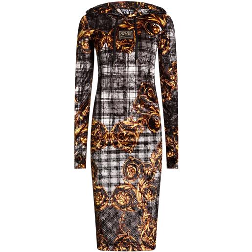 VERSACE JEANS COUTURE - vestito midi - nero